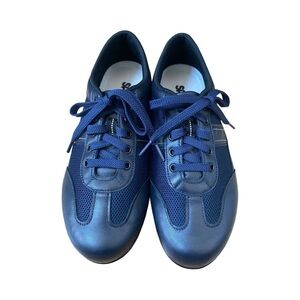 SAS FT Mesh Walking Shoes | Navy Leather & Mesh | Size 9 Medium NWOT